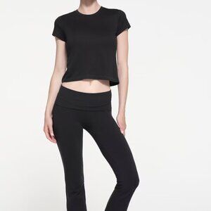 NWT SKIMS Relaxed Tees Shrunken T-Shirt - Onyx M